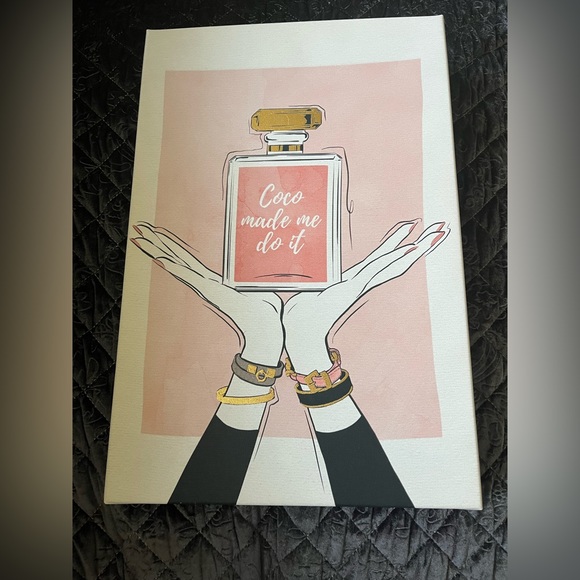 Wall Decor ~ Canvas Chanel Picture - Picture 1 of 2